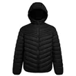 Men's Berber Lined Puffer Jackets Black S-2X