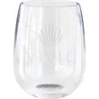 12oz Clear Stemless Wine Glass