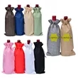 Jute Drawstring Wine Bag