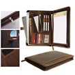 Vegan Leather Portfolio Organizer Padfolio Folder Binder