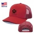 True American Made 5-Panel Matching Mesh Trucker Cap