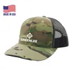 True American Made 6-Panel Camo Ripstop Contrasting Mesh Cap