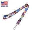 USA made Lanyard - 3/4" Dye-Sublimation w/ J-hook