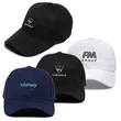 Promo Poly-Cotton 6 Panel Velcro Strap Baseball Cap