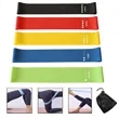 Set of 5 Resistance Loop Exercise Bands with Carry Bag