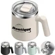 13Oz. Insulated Mug W/ Handle and Transparent Sliding Lid