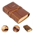 Office supplies vintage leather journal notepad notebook