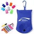 Quick Dry Cooling Towel w/ Carabiner Pouch for Outdoor.