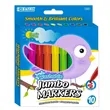 Washable Markers - Assorted Broad Tip 10 Pack