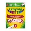 Crayola Classic Markers Broad Line 8ct