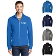 Full Zip Stand Collar Fleece Jacket