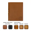 Leather Padfolio - Holds 8.5" x 11" Notepad - Handmade