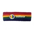 Rainbow Pride Headband w/ Full Color Print (Made in USA)