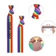 Vibrant Rainbow Elastic Wristband