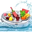 Inflatable Water Floating Food Beverage Tray Holder