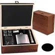 Whiskey Drinking Glasses With Flagon Gift Set