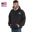 USA-Made 100% Pre-Shrunk Heavy Thermal Lined Full Zip Hoodie