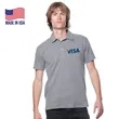4.5 Oz Unisex Eco Triblend Polo USA Made