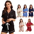 Women's Ultra-Soft Lounge Pajama Set  short Sleeve & Pants