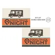 36" x 24" Food Truck Night Sign (Double-Sided)