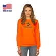USA Made Women's Fashion Fleece Neon Raglan Pullover