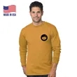 USA-Made Heavyweight Unisex Long Sleeve Crew Tee