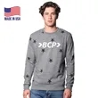 USA Made Unisex Triblend Crew Star Sweatshirt