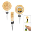 Bamboo Wine Stopper With Bottle Opener