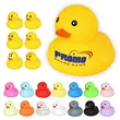Colorful Rubber Duck Mini Floating Bath Toys Squeezable