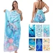 Custom Print Portable Microfiber Beach Towel Backpack 2 in 1