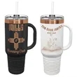 Polar Camel 40oz. Rose Gold ION-Plated Travel Mug w/ Straw