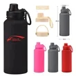 32Oz. Stainless Steel Water Bottle W/ Handle