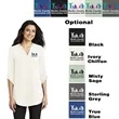 Ladies 3/4-Sleeve Tunic Blouse.
