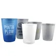 Reusable 9 OZ Frosted Translucent Plastic Stadium Cup