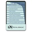 Garage Checklist Magnet - MADE IN USA