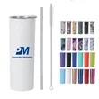 20oz Insulated Stainless Steel Slim Skinny Tumbler with Stra