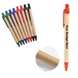 Eco-friendly Recycle Kraft Paper Click Ballpoint Gel Pen
