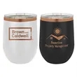 Polar Camel 12oz ION-Plated Rose Gold Stemless Wine Glass