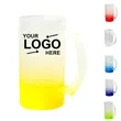 Frosted Color Changing Gradient Beer Mug With Handle