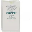 Popcorn Bags - White 4-1/4" x 2-3/8" x 7-3/4"