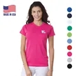100% Cotton MADE IN USA Women's Heavyweight Crew