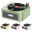 Portable Vintage CD Record Style BT5.3 HiFi Sound Speaker