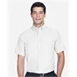 Harriton Men's Oxford Short Sleeve with Stain-Release