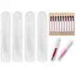 50 Pcs Clear Plastic Pen Pouch