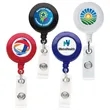 Round "GOOD" Retractable Badge Reel (opaque)