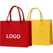 15.7 inch customizable felt cloth tote bag