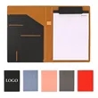 A4/A5 PU Leather Magnetic Portfolio Folder with Notepad