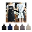 Waterproof Canvas Kitchen Aprons with Detachable Cross Strap