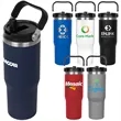30oz. Stainless Steel Insulated Mug with Handle and Built-In