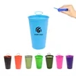 Bpa free collapsible portable running sports water cup